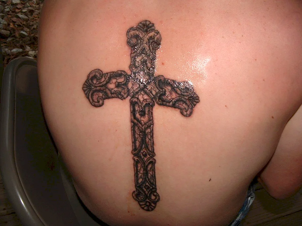 Cross tattoo