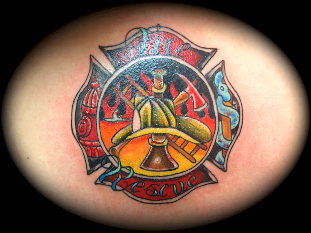 Firefighter tattoos