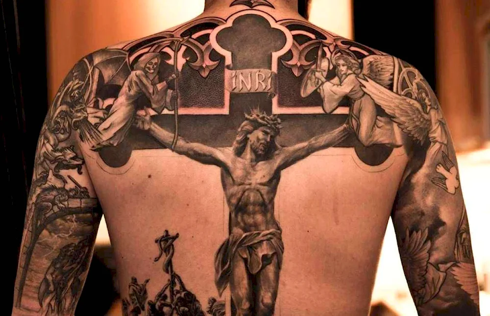 Cross tattoo