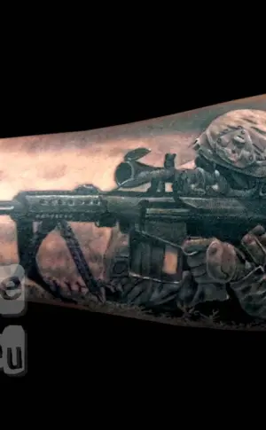 Sniper tattoos