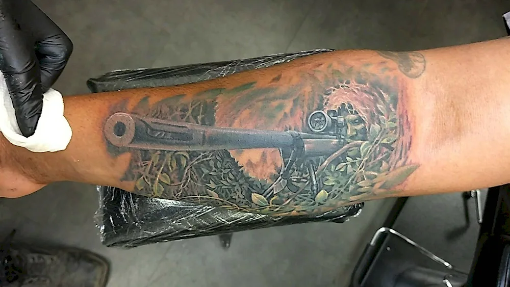 Sniper tattoos