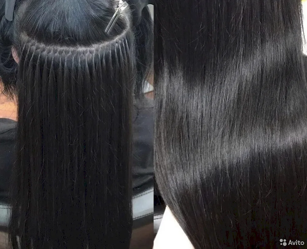 Nano capsule hair extensions