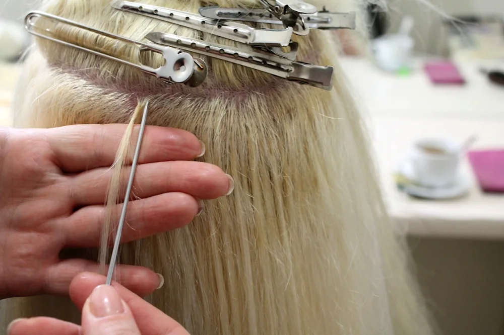 Hair extensions process