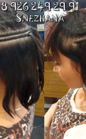 Braid extensions for short hair