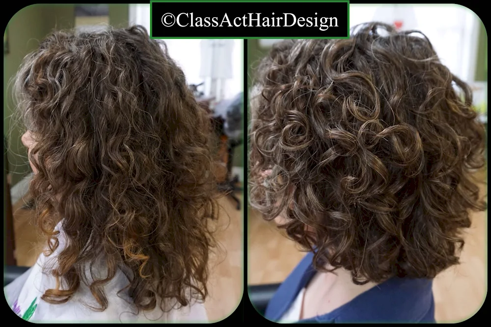 Curly hair extensions