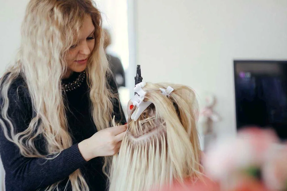 Nano capsule hair extensions