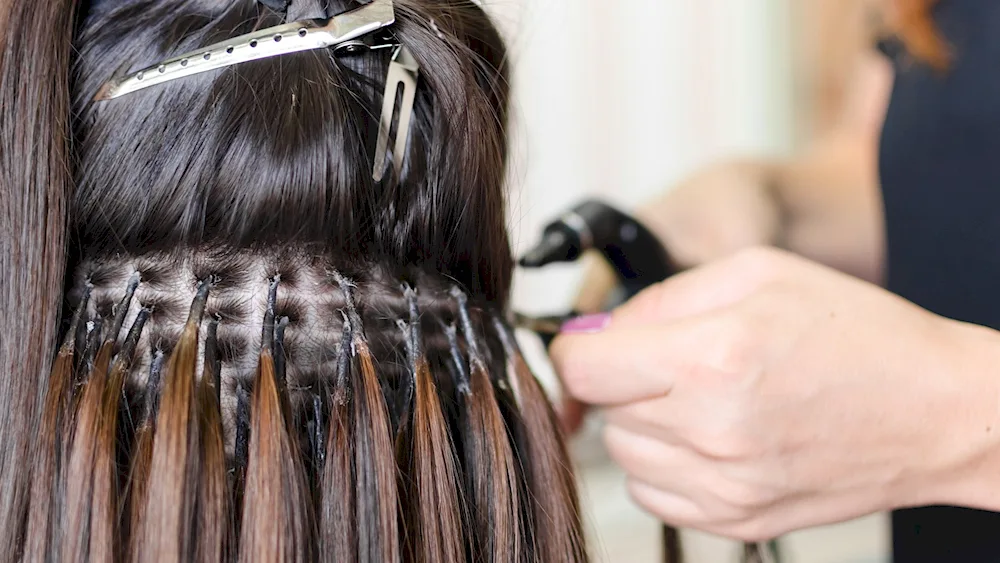 Long hair extensions
