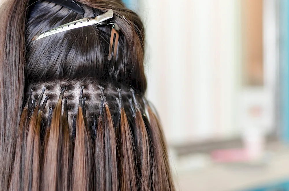 Nano capsule hair extensions