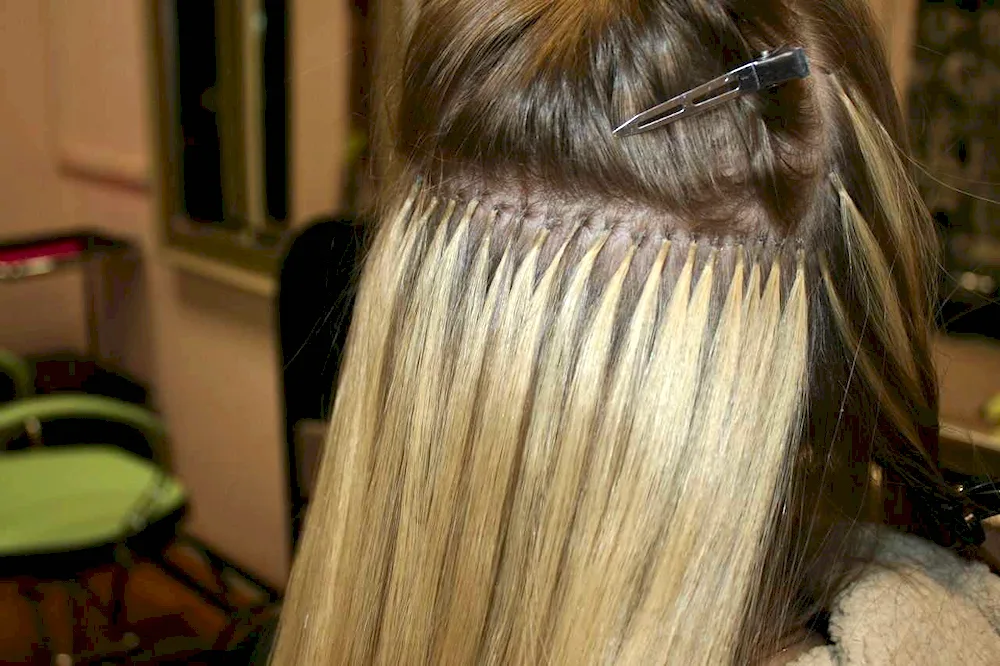 Nano capsule hair extensions