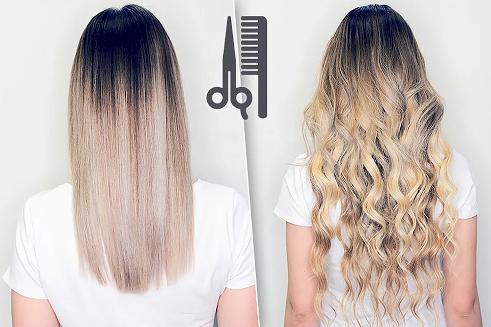 Ombre on black hair