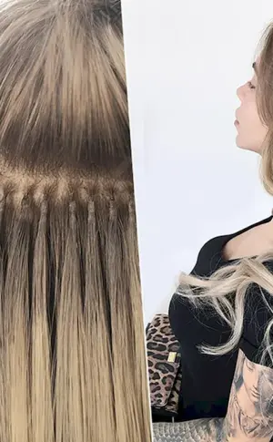 Hair extensions balayage