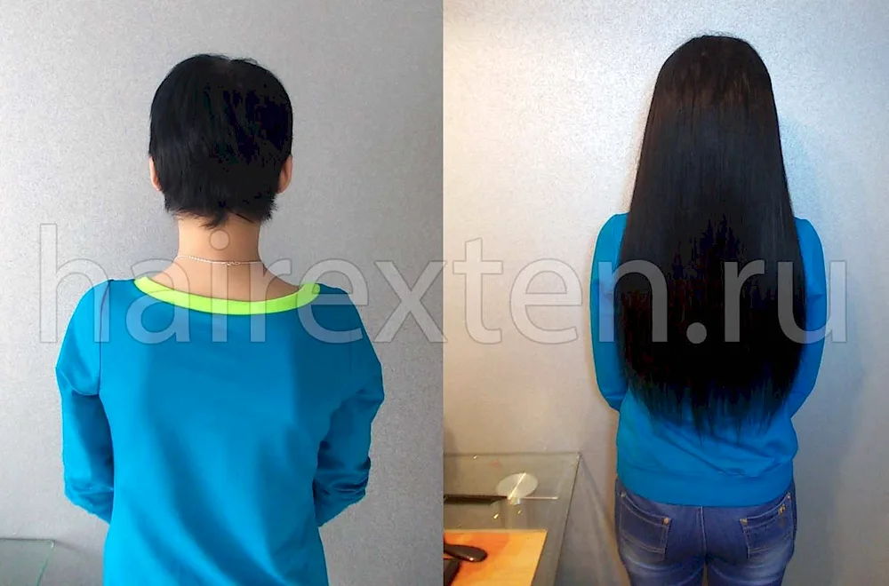 Short hair extensions
