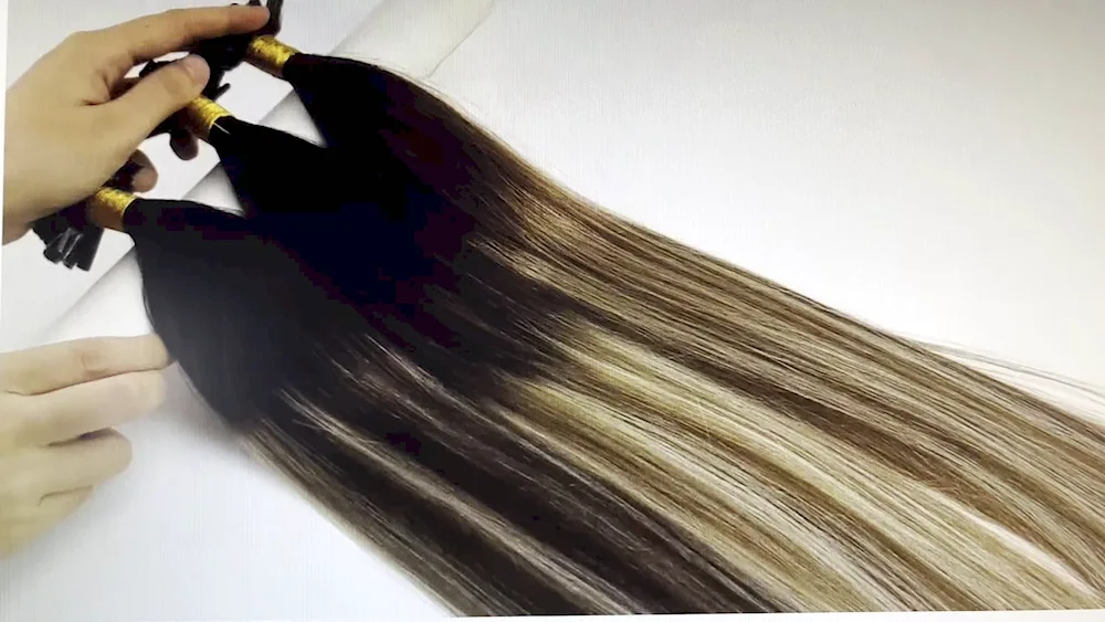 Ombré hair extensions