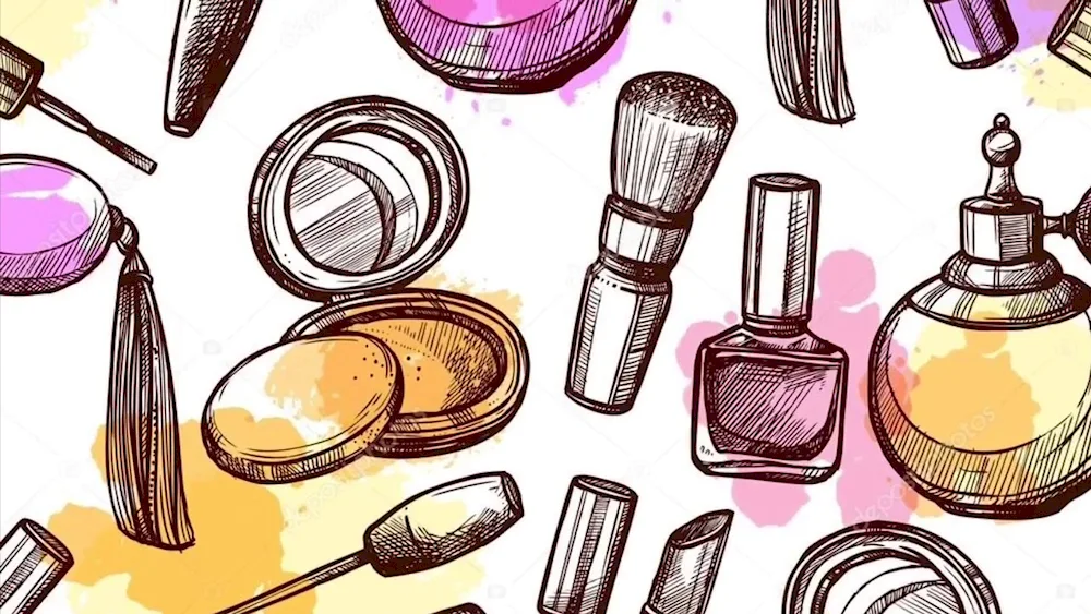 Painted cosmetics