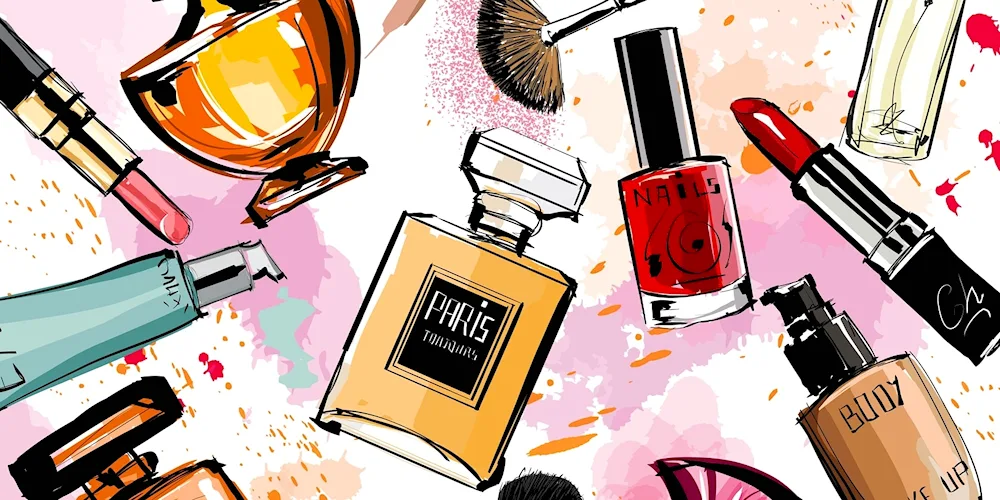 Cosmetics drawing