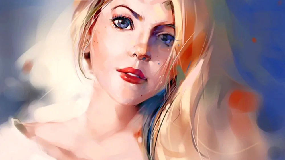 Draw a girl drawing