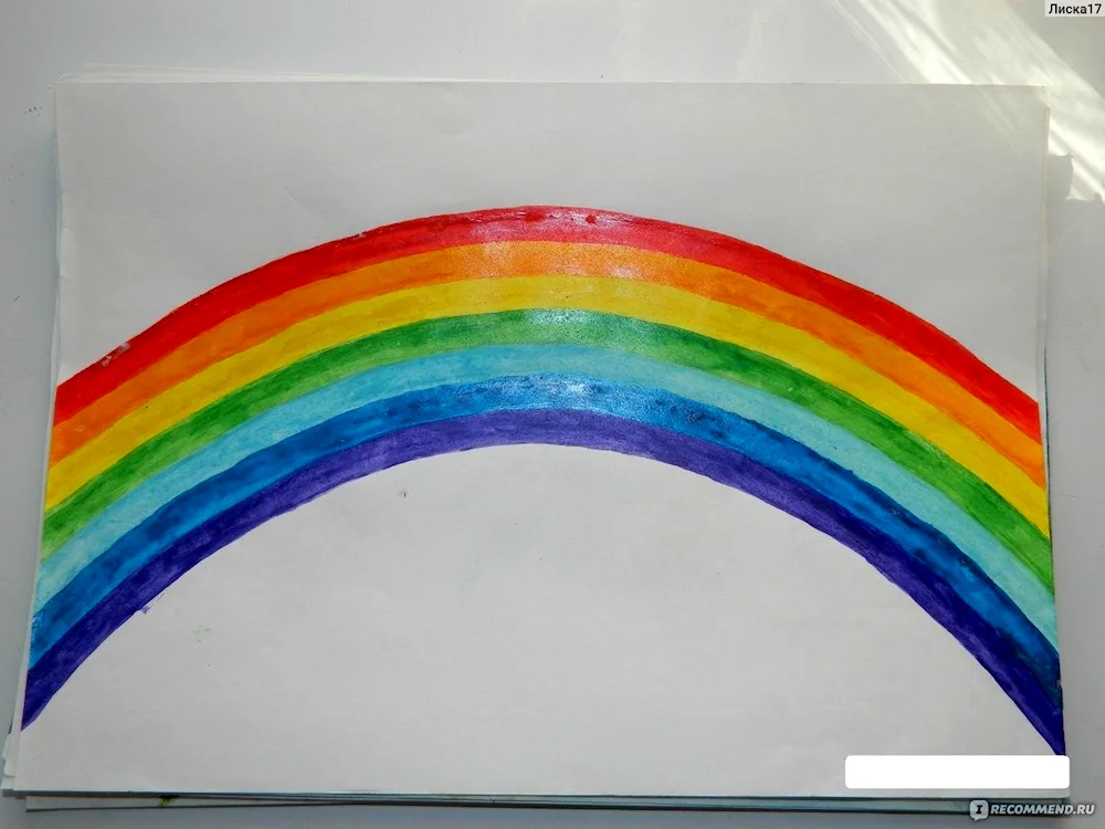 Rainbow drawing