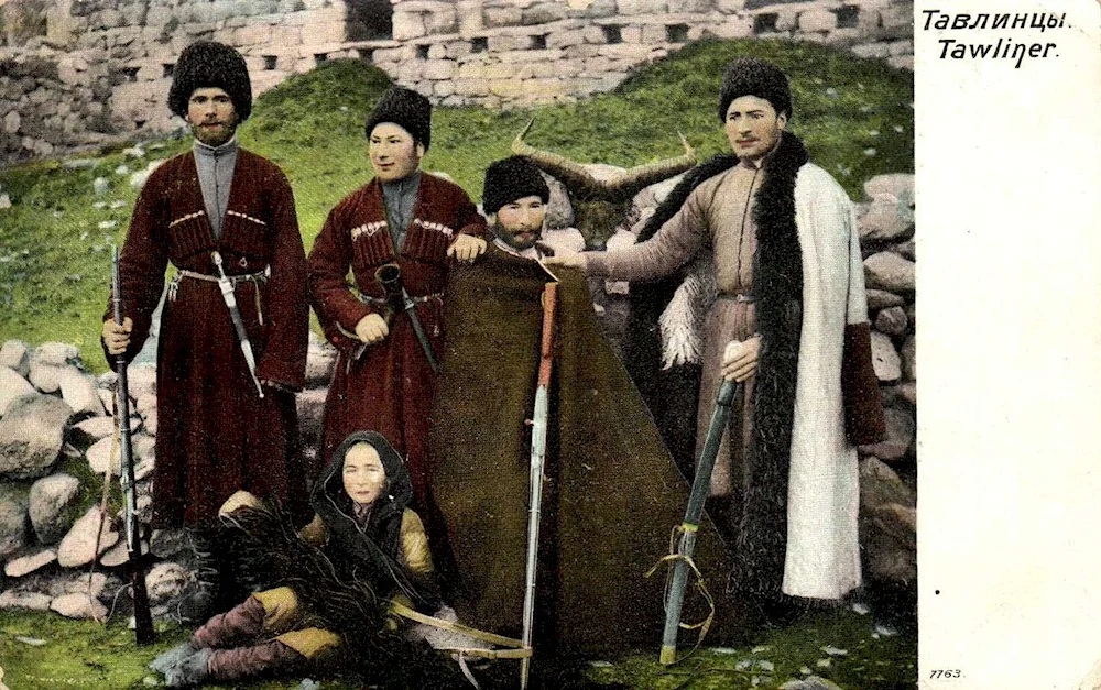 People of the Caucasus of the 19th century Ossetians