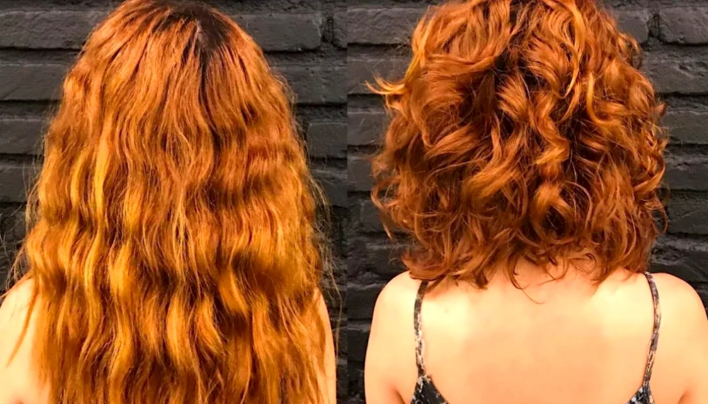 Curly hair extensions