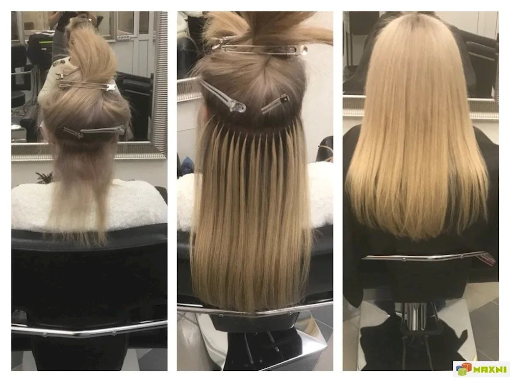 Nano capsule hair extensions