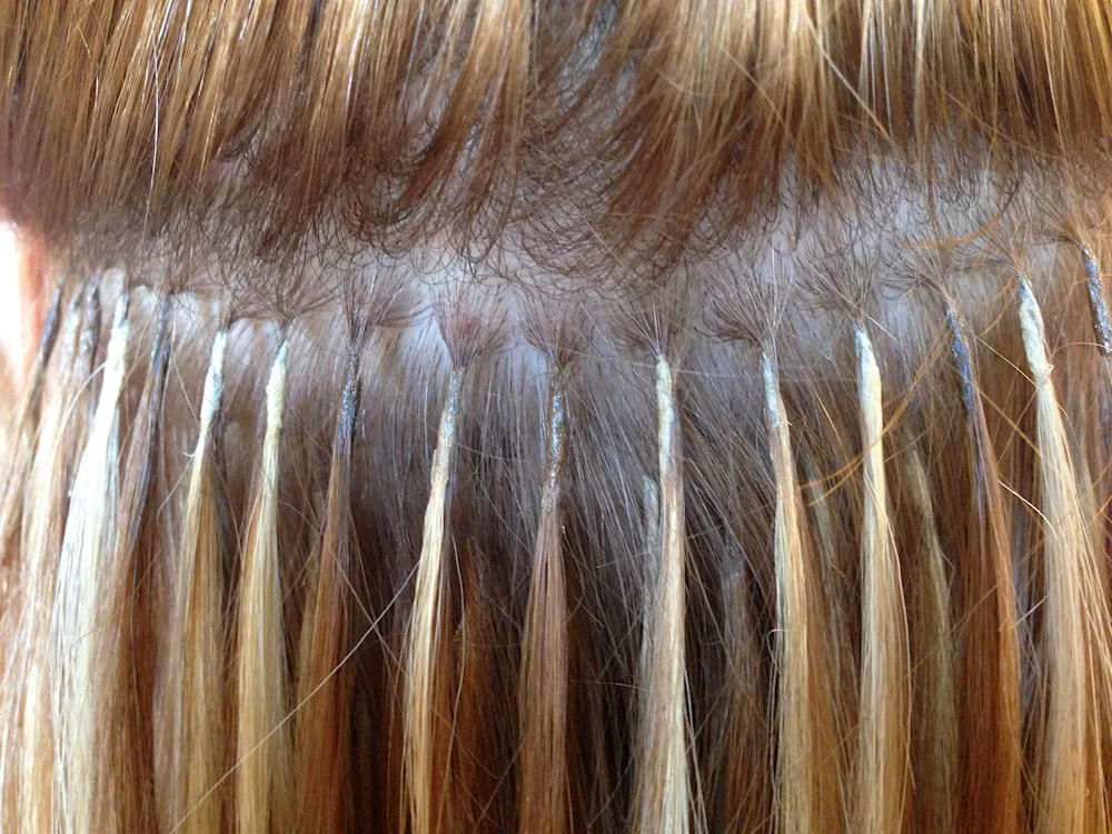 Nano capsule hair extensions