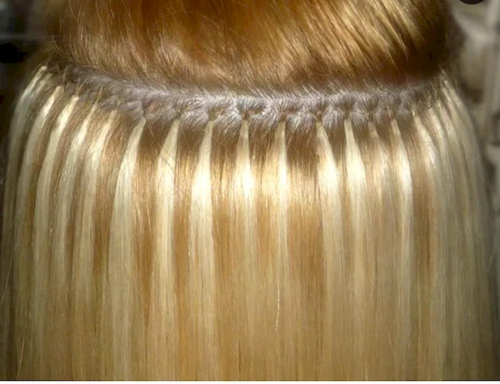 Nano capsule hair extensions