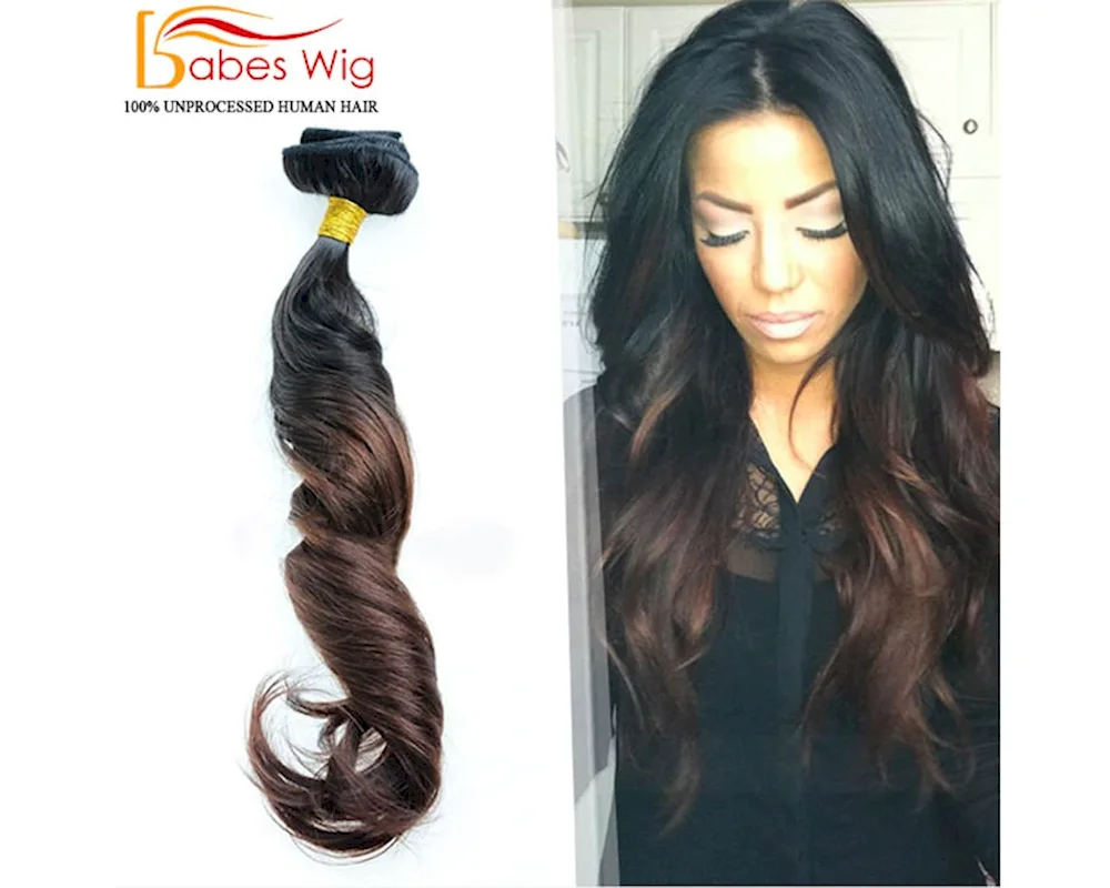 Ombre on black hair