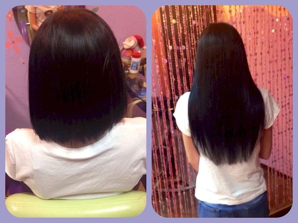 Brown hair with karoo