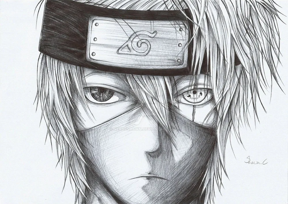 Naruto in pencil