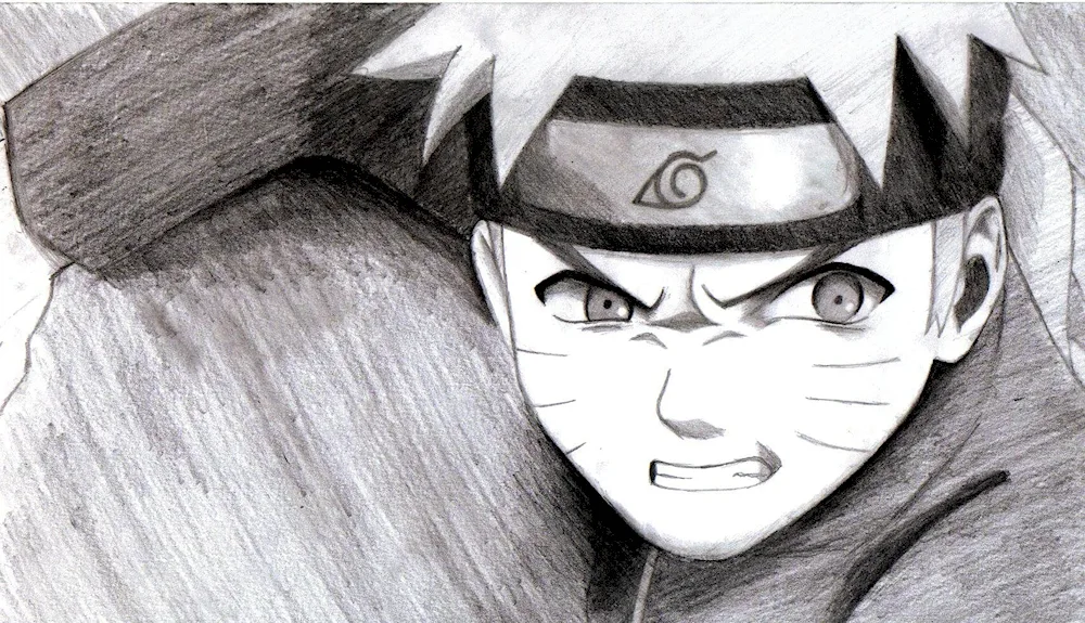 Naruto in pencil