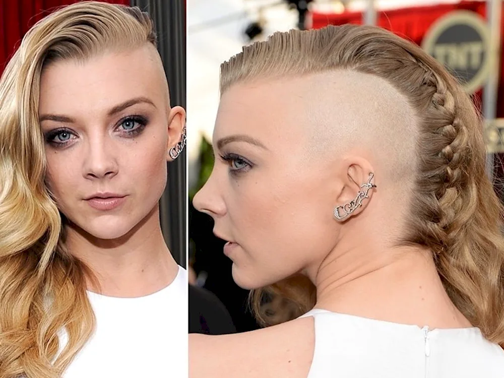 Natalie Dormer shaved temple