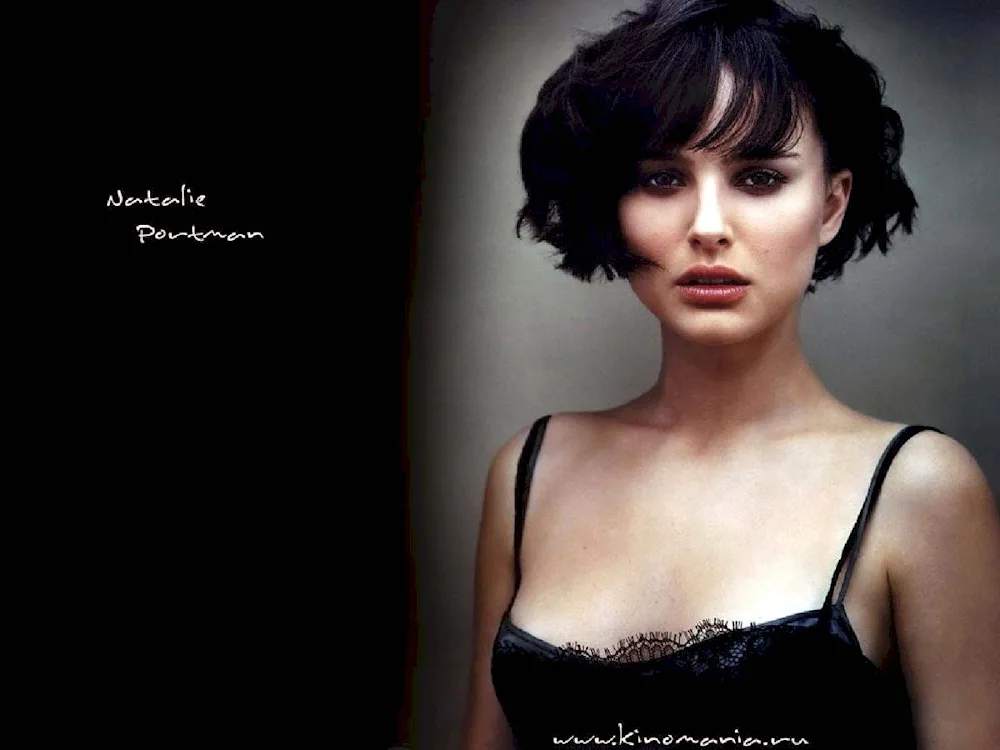 Natalie Portman with a short haircut