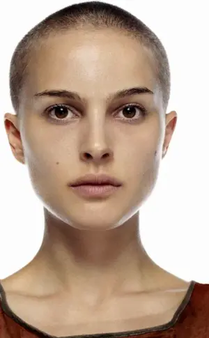 Natalie Portman bald