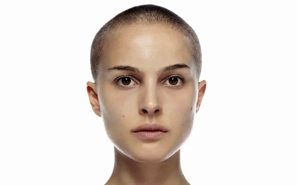 Natalie Portman bald