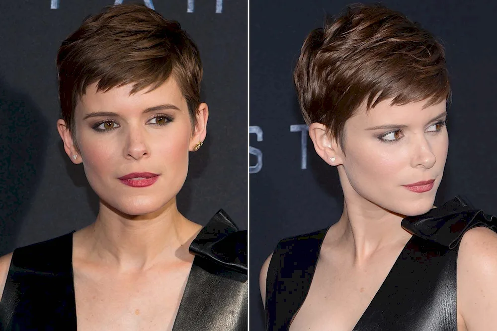 Short Pixie haircut for oval face