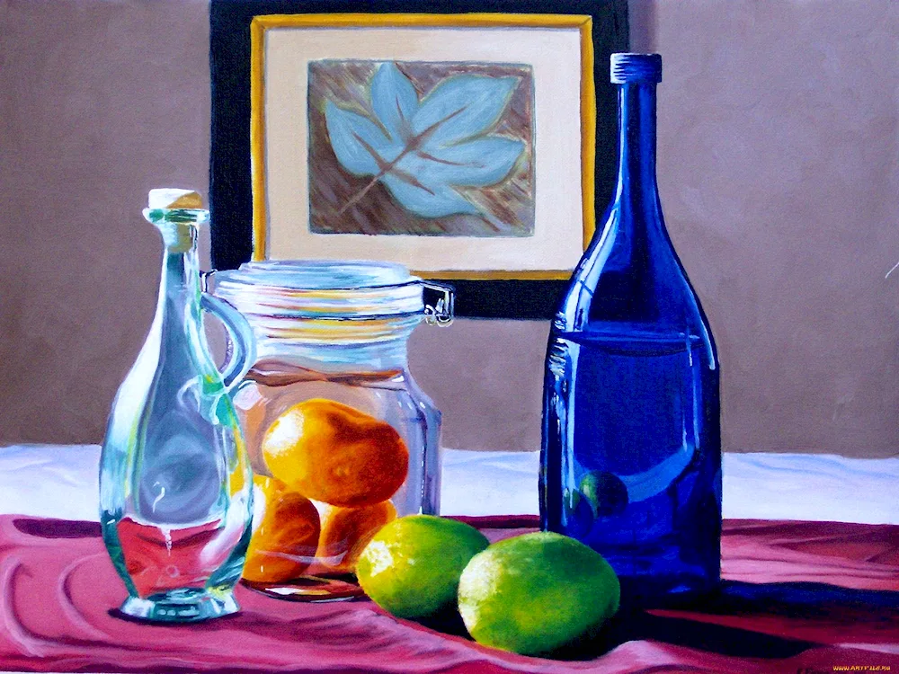 Makhnev Yuri watercolour still life painting