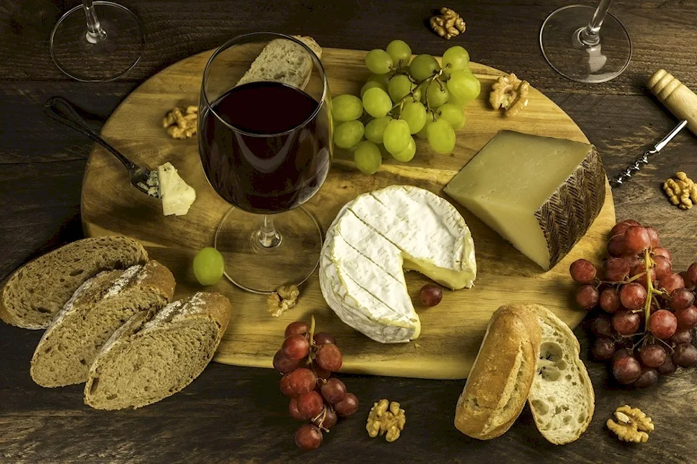 Wine and cheese