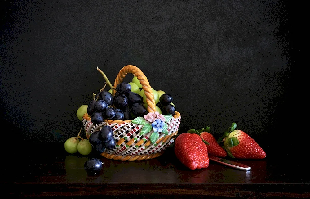 Grape still life