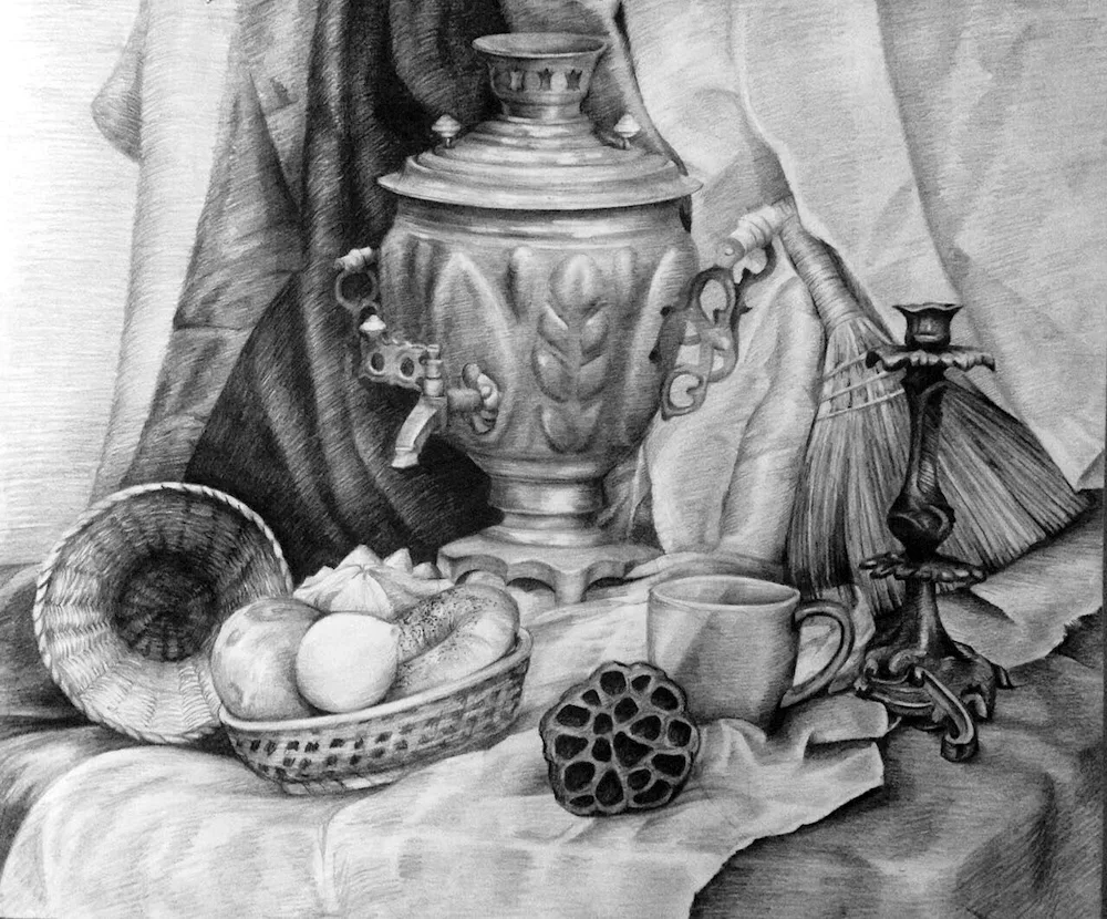 Yuri Kushevsky still life Graphics