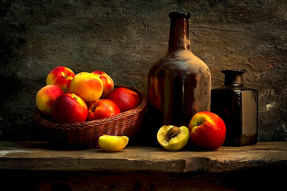Still life of Caravaggio pitcher