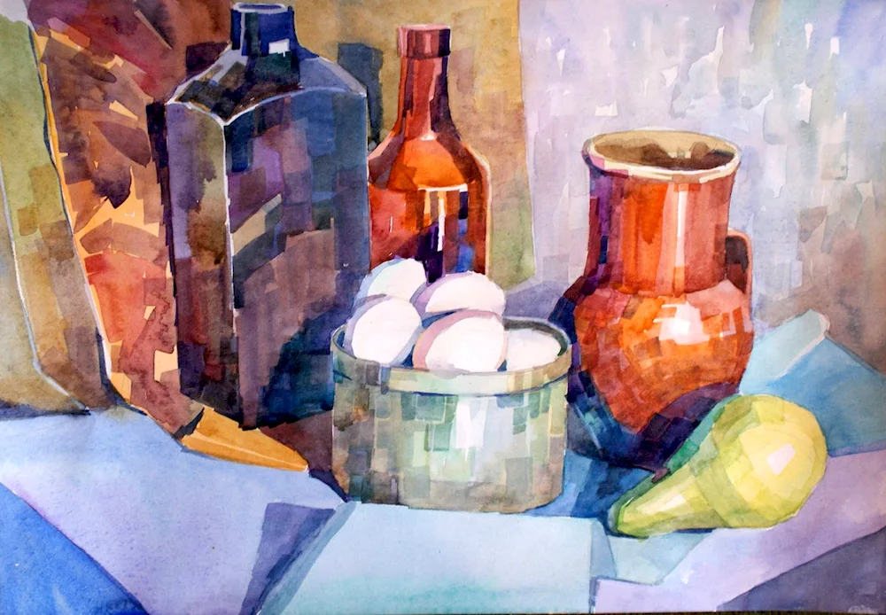 Watercolour still life