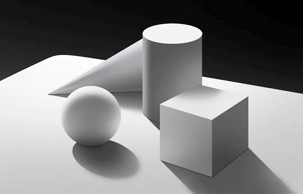 Light shade ball cone cylinder cube