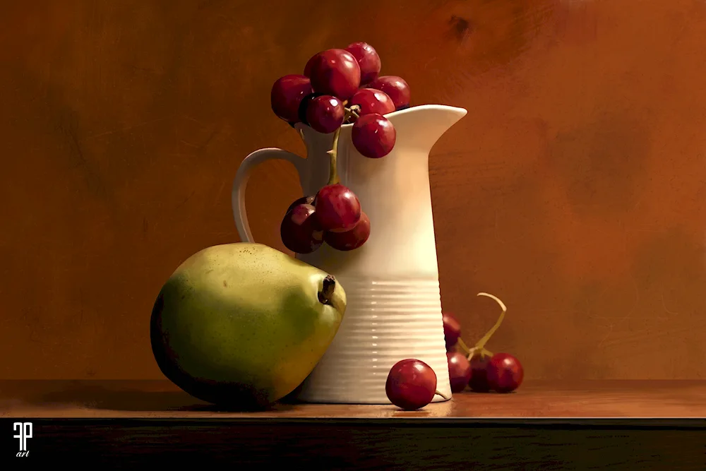 Still life with quince Elena Chausova