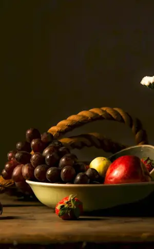 Still life with wine