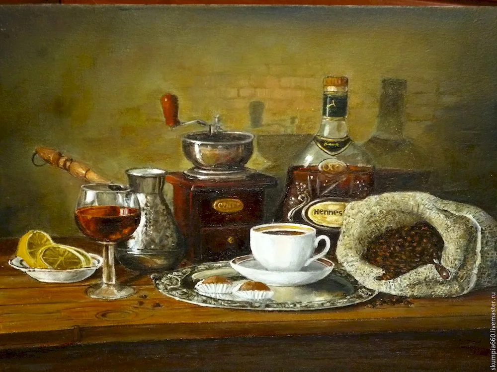 Coffee painting