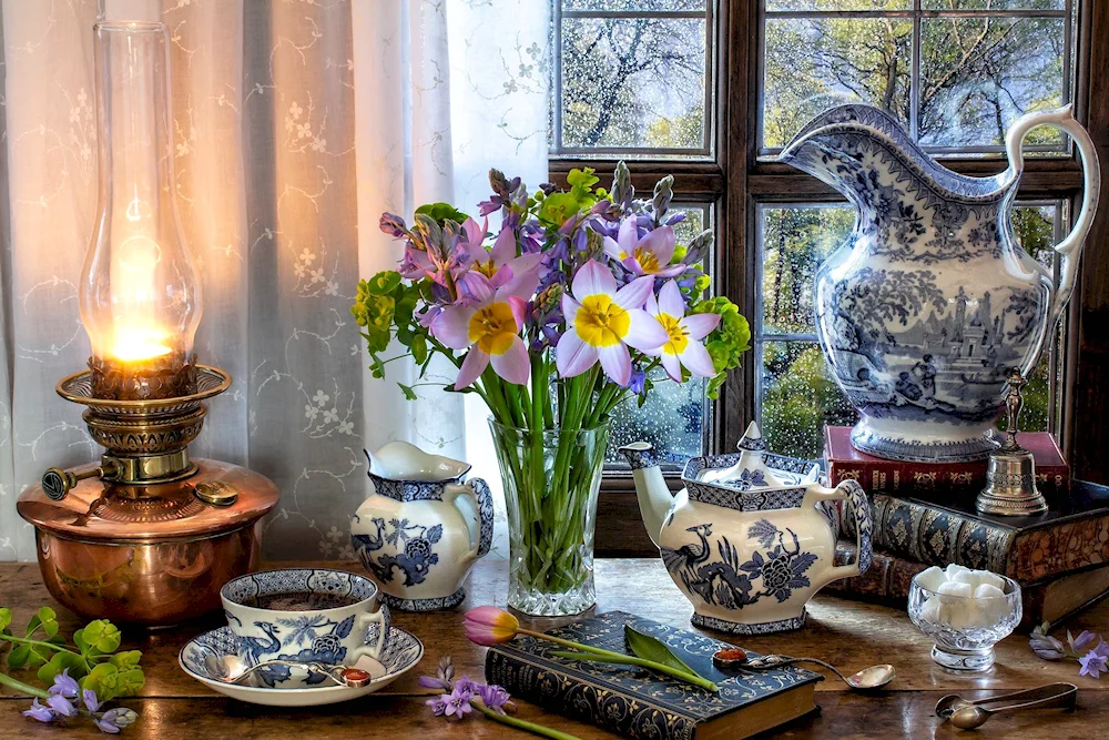 Still life on the window