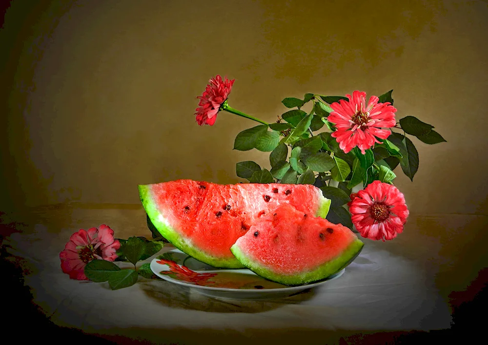 "Still Life with Watermelon Watermelon‘