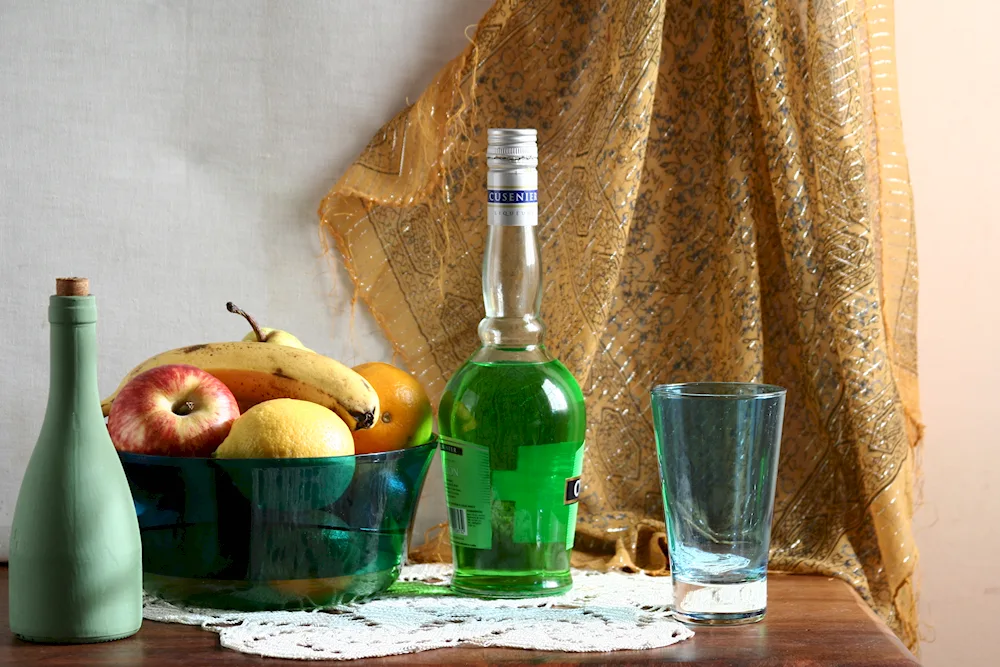 Still life with bottle