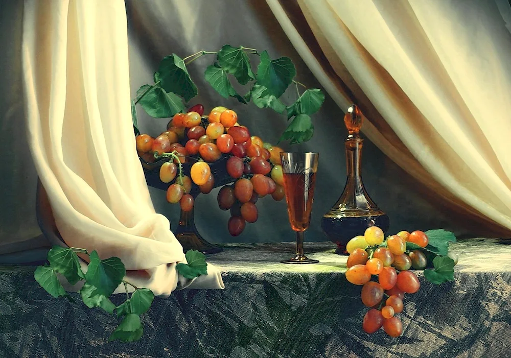 Still Life with drapery