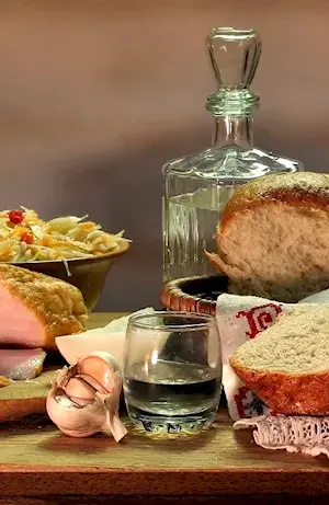 Still life with food